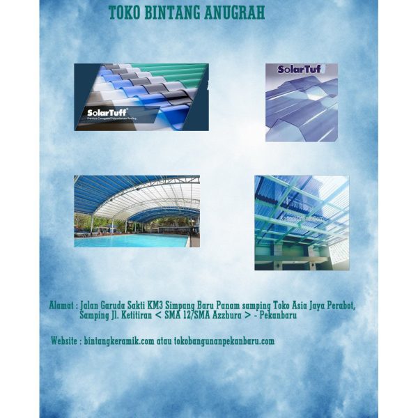 Distributor Polycarbonate Solartuff di Pekanbaru