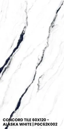 CONCORD TILE 60X120 - ALASKA WHITE | PGC62K002
