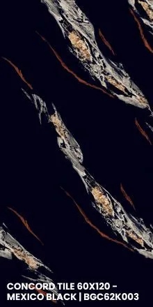 CONCORD TILE 60X120 - MEXICO BLACK | BGC62K003
