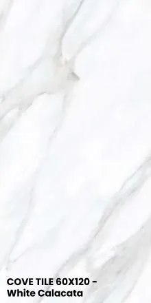 COVE TILE 60X120 - White Calacata
