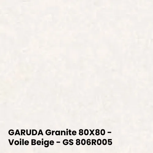 GARUDA Granite 80X80 - Voile Beige - GS 806R005