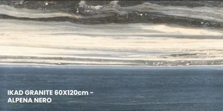 IKAD GRANITE 60X120cm - ALPENA NERO