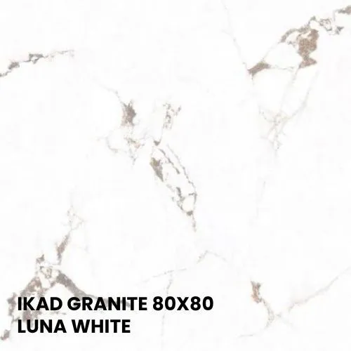 IKAD GRANITE 80X80 - LUNA WHITE