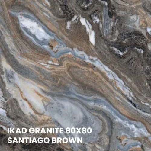 IKAD GRANITE 80X80 - SANTIAGO BROWN
