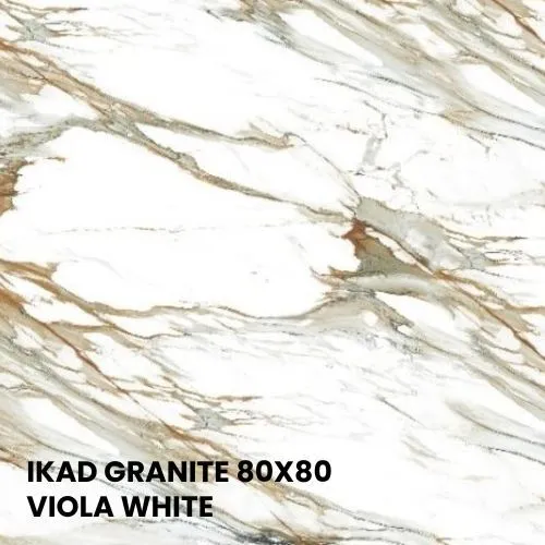 IKAD GRANITE 80X80 - VIOLA WHITE