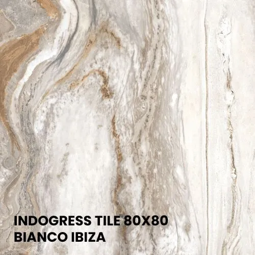 INDOGRESS TILE 80X80 - BIANCO IBIZA