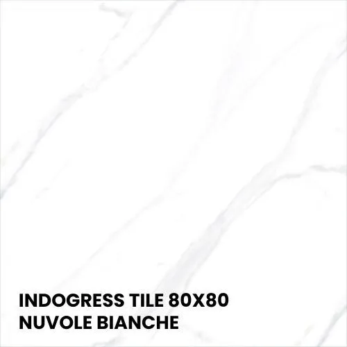 INDOGRESS TILE 80X80 NUVOLE BIANCHE