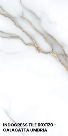 INDOGRESS TILE 60X120 - CALACATTA UMBRIA