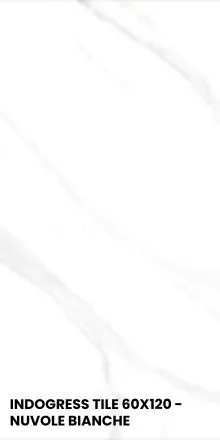 INDOGRESS TILE 60X120 - NUVOLE BIANCHE