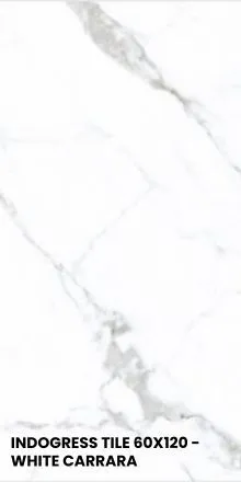 INDOGRESS TILE 60X120 - WHITE CARRARA