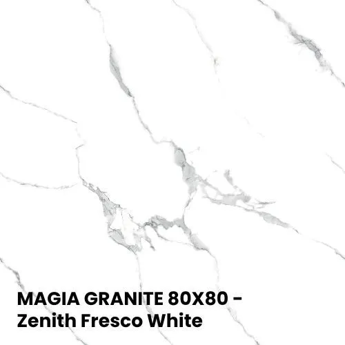 MAGIA GRANITE 80X80 - Zenith Fresco White
