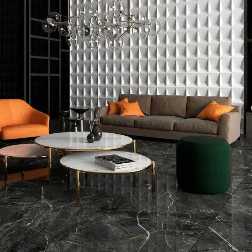 NIRO GRANITE 80X80 Conti-Flow - GCN07 - Nero