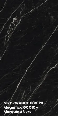 NIRO GRANITE 60X120 - Magnifico GCO10 - Marquina Nero