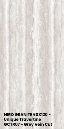 NIRO GRANITE 60X120 - Unique Travertine GCTR07 - Grey Vein Cut
