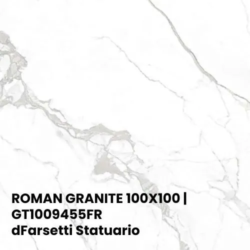 ROMAN GRANITE 100X100 | GT1009455FR dFarsetti Statuario