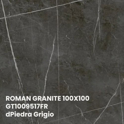 ROMAN GRANITE 100X100 GT1009517FR dPiedra Grigio