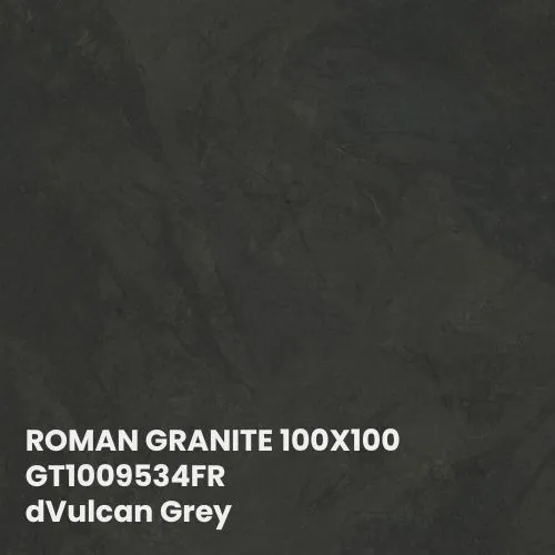 ROMAN GRANITE 100X100 GT1009534FR dVulcan Grey