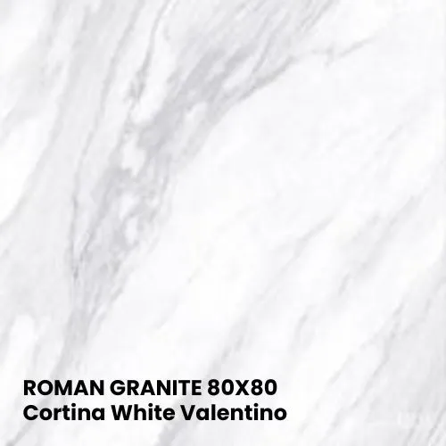 ROMAN GRANITE 80X80 - Cortina White Valentino