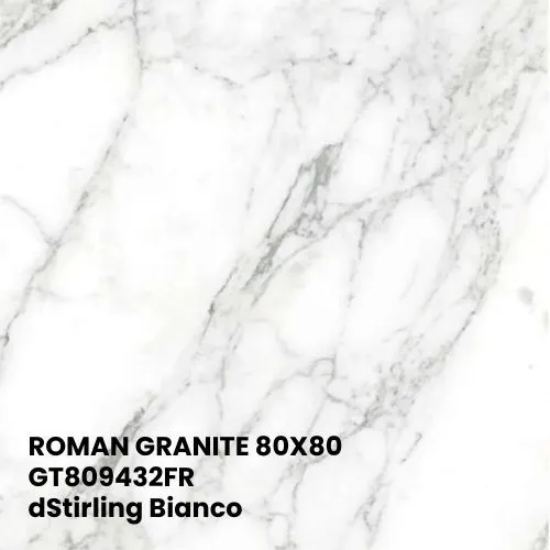 ROMAN GRANITE 80X80 - GT809432FR - dStirling Bianco