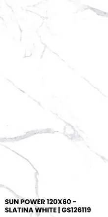 SUN POWER 120X60 - SLATINA WHITE | GS126119