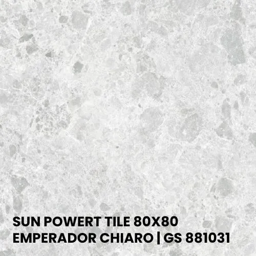 SUN POWERT TILE 80X80 - EMPERADOR CHIARO | GS 881031
